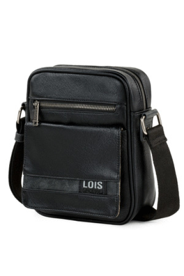 BANDOLERA LOIS JEANS GRANT NEGRA