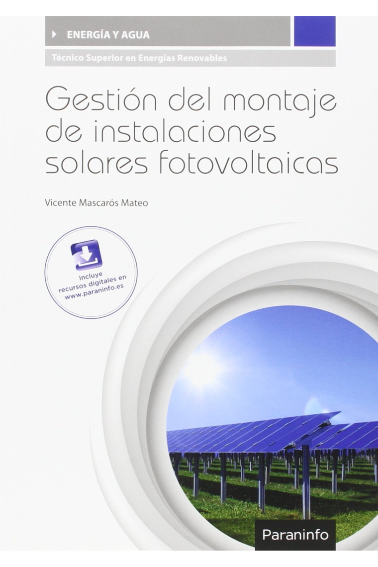 Gestión del montaje de instalaciones solares fotovoltaicas