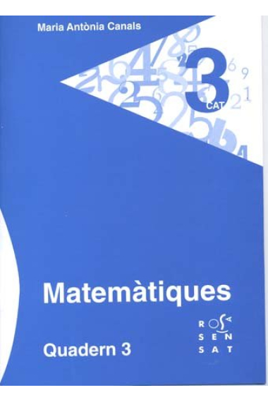 MATEMATIQUES, 1 EDUCACIO PRIMARIA. QUADERN 3