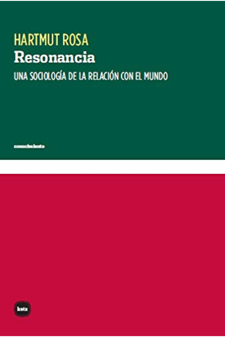 Resonancia. Una sociología de la relación con el mundo