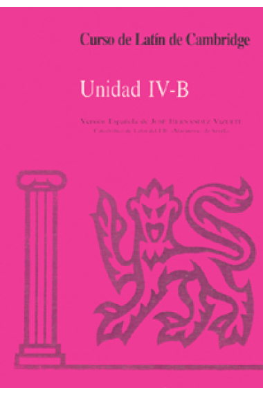 Curso de latín de Cambridge. Unidad IV-B