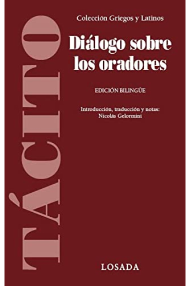 Diálogo sobre los oradores (Edición bilingüe)