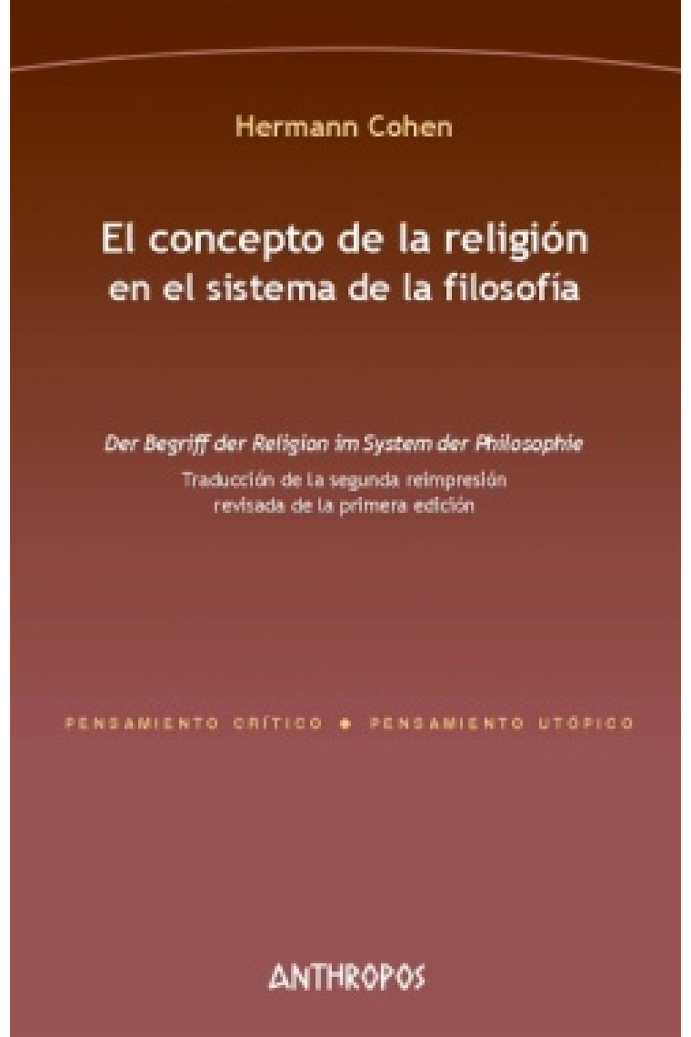 El concepto de la religión en el sistema de la filosofía