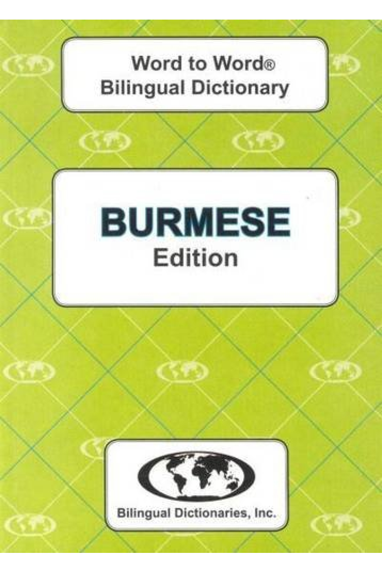 English-Burmese & Burmese-English Word-to-Word Dictionary: Suitable for Exams