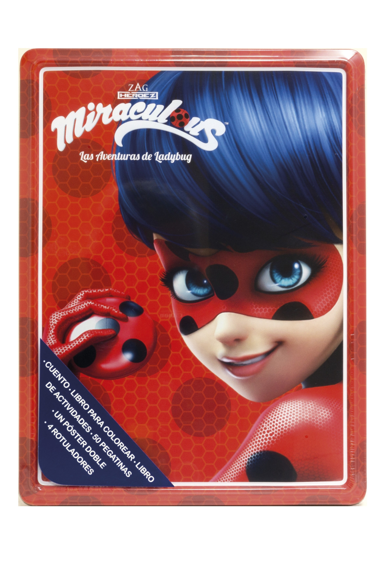 Miraculous. Las aventuras de Ladybug. Caja metálica