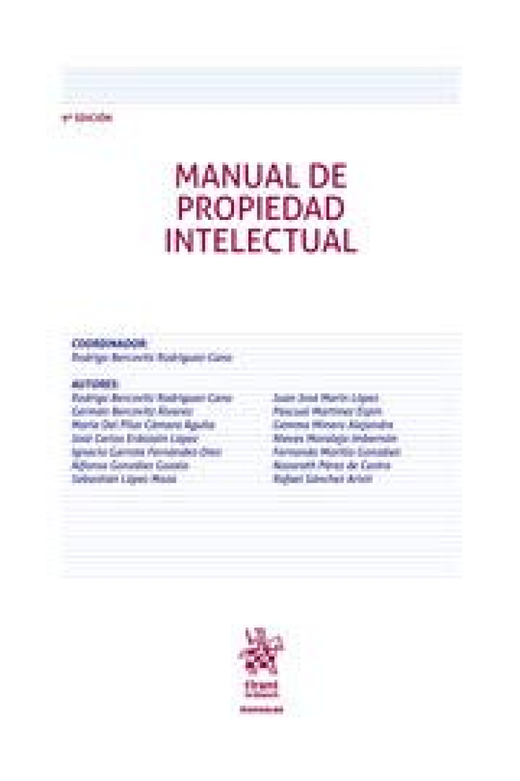 Manual de propiedad intelectual, 9 edición