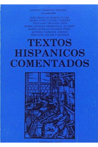 TEXTOS HISPANICOS COMENTADOS