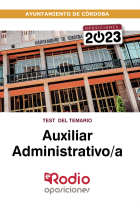 AUXILIAR ADMINISTRATIVO AYUNTAMIENTO CORDOBA TEST