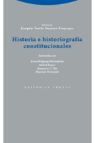 Historia e historiografía constitucionales