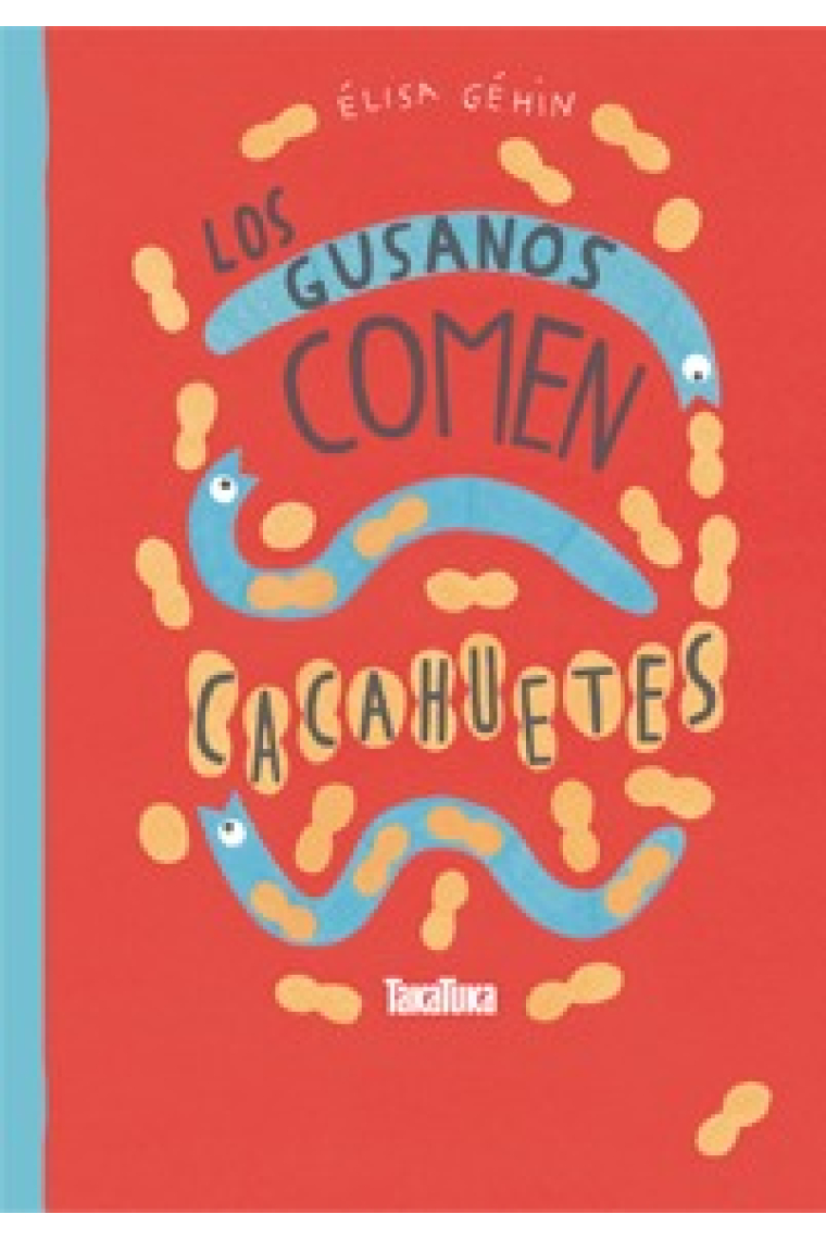 Los gusanos de tierra comen cacahuetes