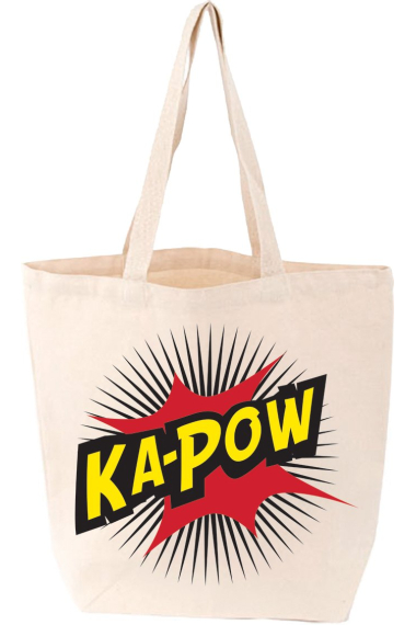 Love Lit Kapow Tote Bag