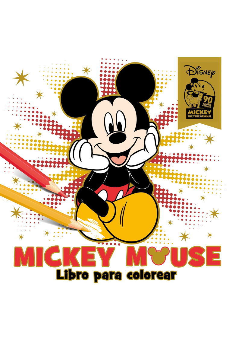 Mickey Mouse. Libro para colorear. Especial 90 aniversario