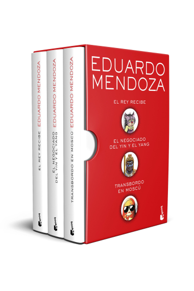 Estuche Eduardo Mendoza. El rey recibe · El negociado del yin y el yang · Transbordo en Moscú