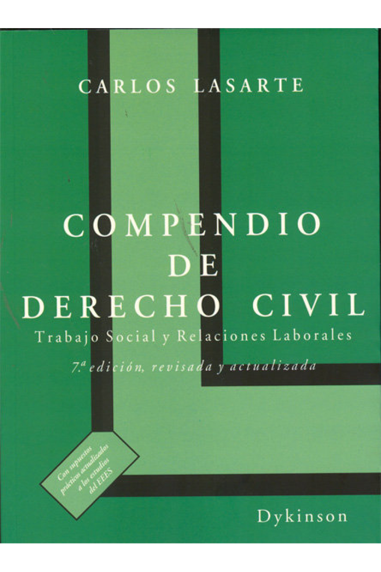 Compendio de Derecho Civil. Trabajo Social y Relaciones Laborales