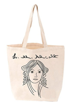 Louisa May Alcott: BabyLit Tote Bag