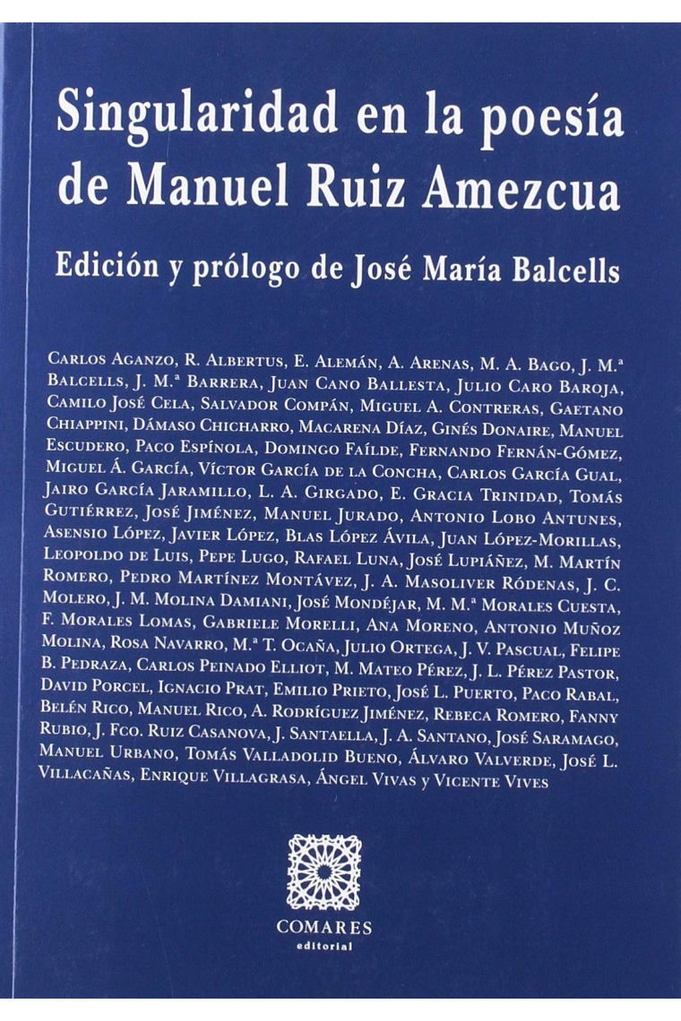 Singularidad en la poesia de Manuel Ruiz Amezcua