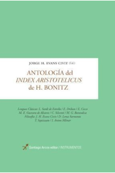 Antología del Index Aristotelicus de H. Bonitz