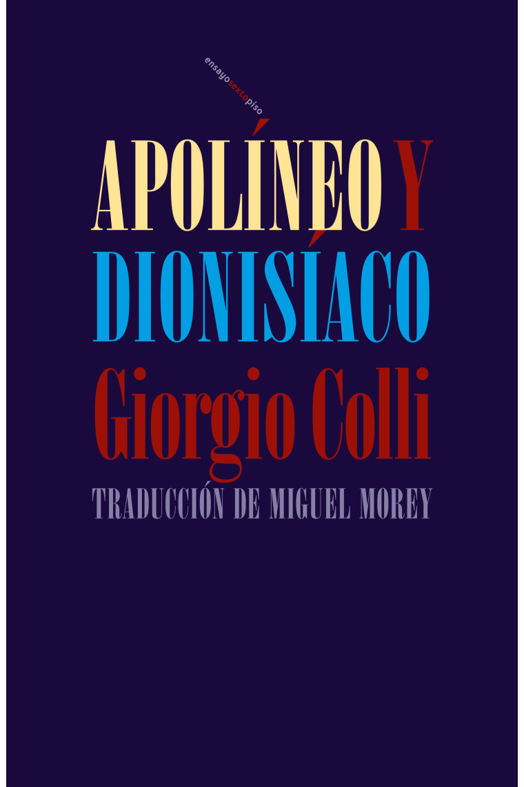 Apolíneo y dionisíaco