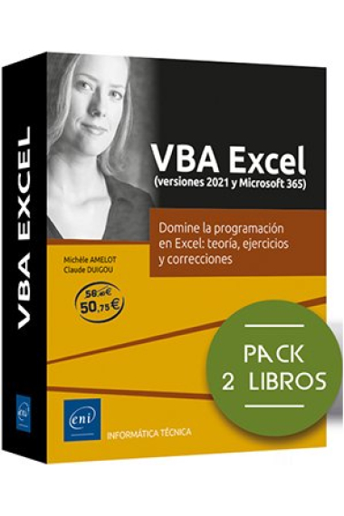 VBA EXCEL VERSIONES 2021 Y MICROSOFT 365 PACK 2 LIBROS