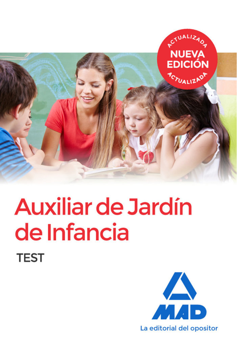 Auxiliar de Jardín de Infancia. Test