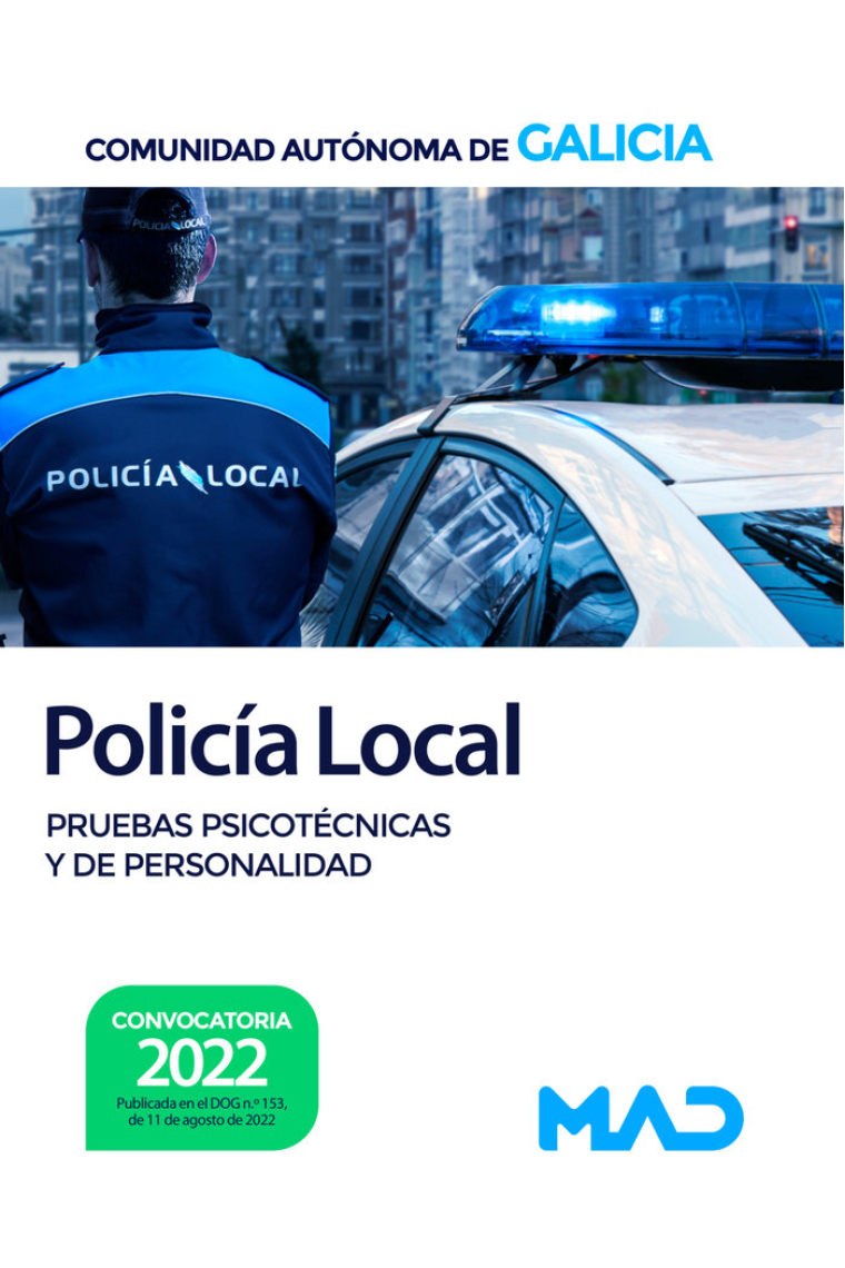 POLICIA LOCAL COMUNIDAD AUTONOMA GALICIA PRUEBAS P