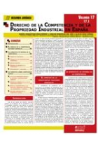 Derecho de la competencia y de la propiedad industrial en España. vol 17 17.1