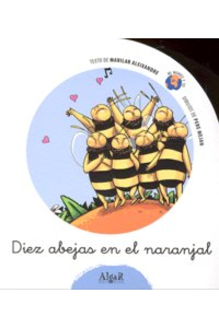 Diez abejas en el naranjal