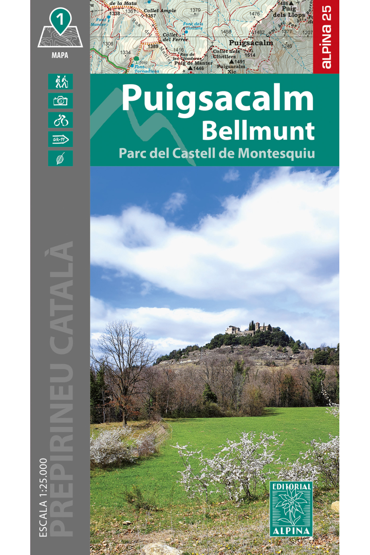 Puigsacalm - Bellmunt (Escala 1:25.000)