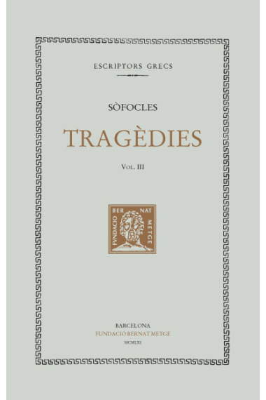 Tragèdies, vol. III: Electra. Filoctetes