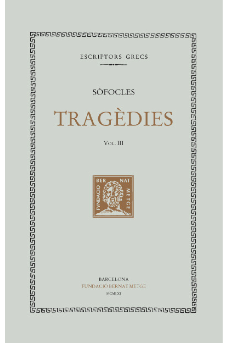 Tragèdies, vol. III: Electra. Filoctetes