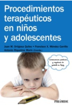 Procedimientos terapéuticos en niños y adolescentes