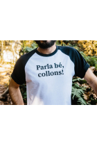 Samarreta La Incorrecta: Parla bé, collons! (Unisex) Talla S