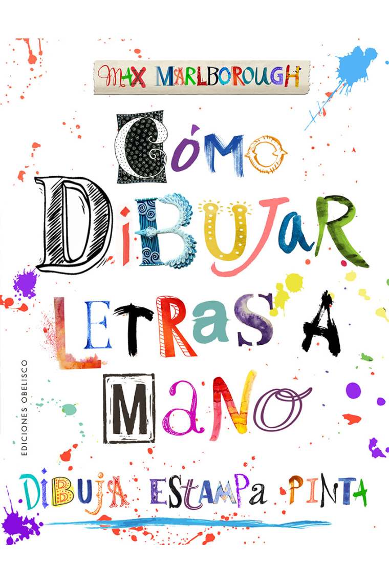 Cómo dibujar letras a mano. Dibuja, Estampa, Pinta
