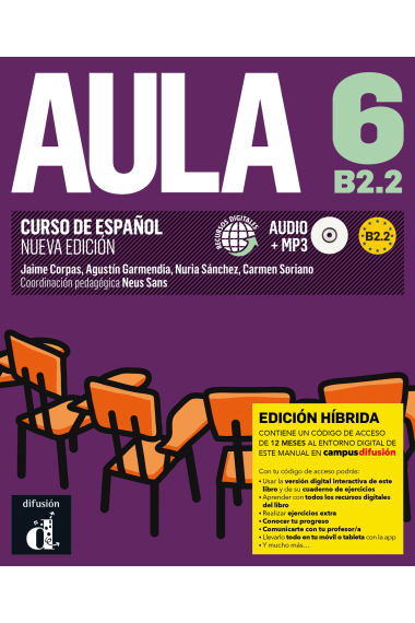 Aula 6 B2.2 Nueva edición. Ed. Híbrida Libro del alumno