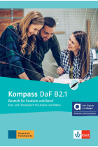 Kompass DaF B2.1 - Kurs- und Übungsbuch mit audios und videos. Alles digitale auf Allango. Inklusive lizenzschlüssel