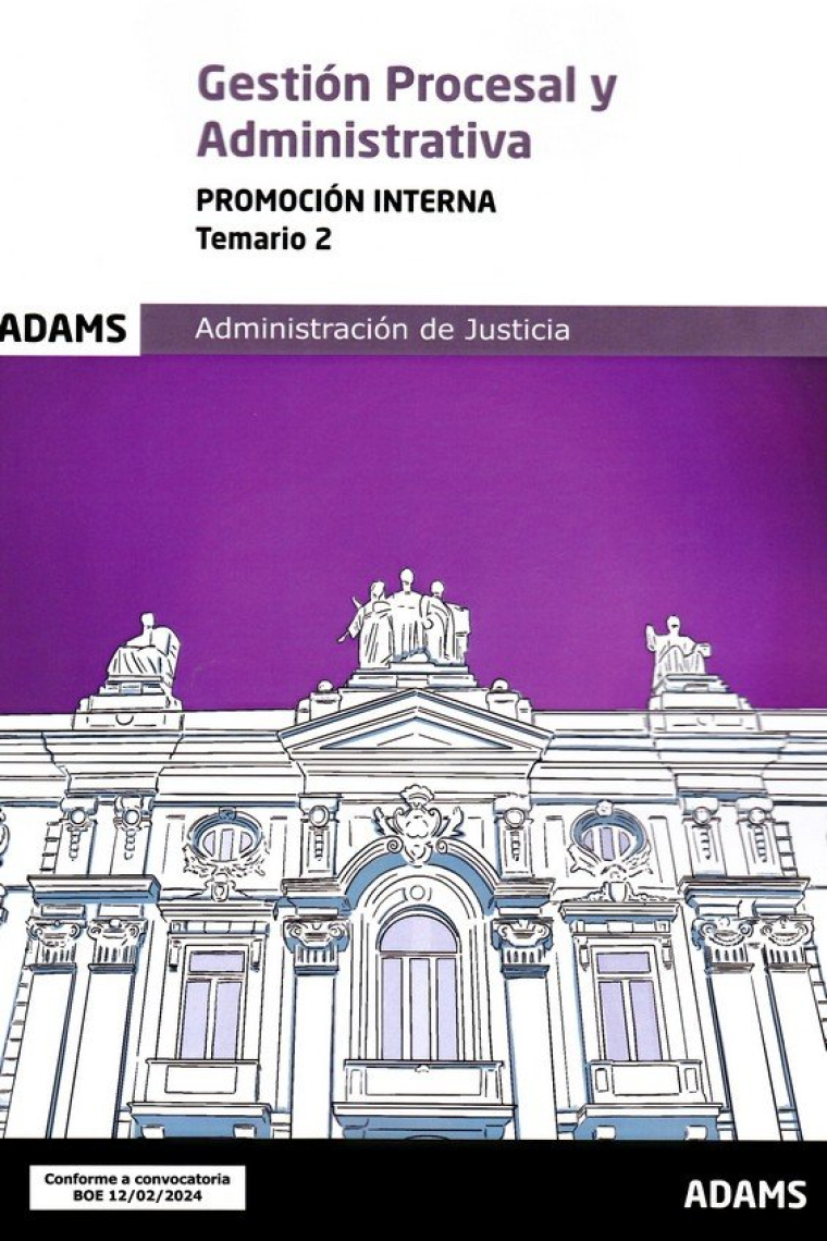 TEMARIO 2 GESTION PROCESAL Y ADMINISTRATIVA, PROMOCION INTER
