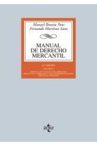 Manual de derecho mercantil. Vol I