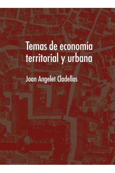 Temas de economía  territorial y urbana