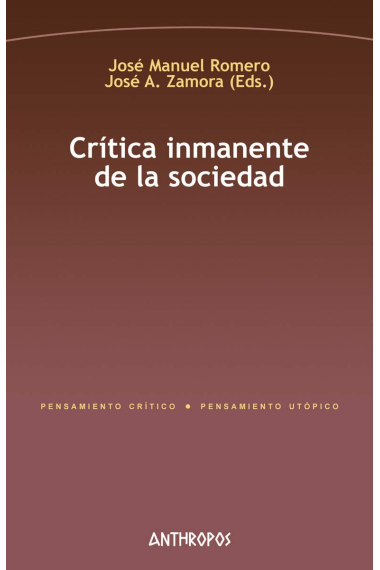 Critica inmanente de la sociedad