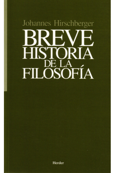 Breve historia de la filosofía