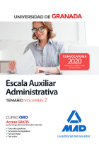 Escala Auxiliar Administrativa de la Universidad de Granada. Temario volumen 2