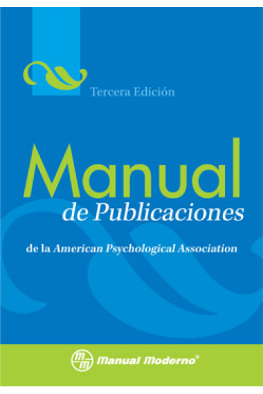 Manual de publicaciones de la American Psychological Association(APA)