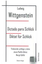 Dictado para Schlick / Diktat für Schlick (Edición trilingüe)