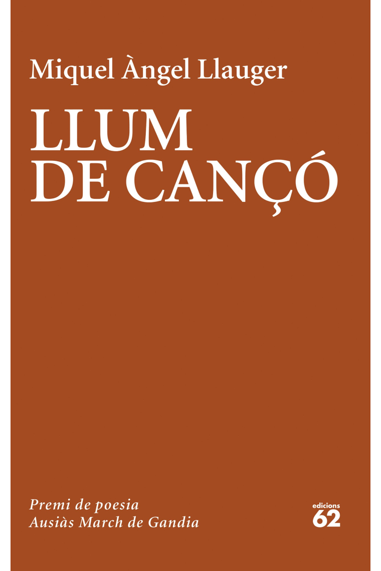 Llum de cançó (Premi Ausiàs March)