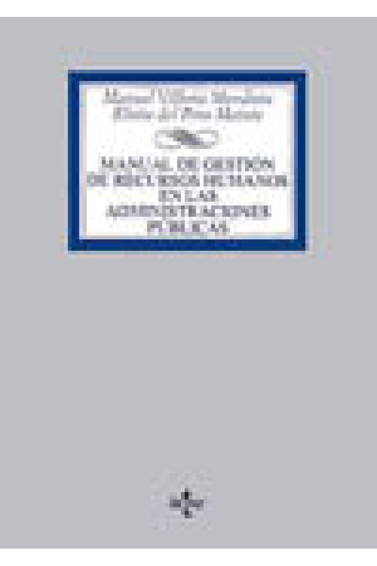 Manual de gestión de recursos humanos en las administraciones públicas