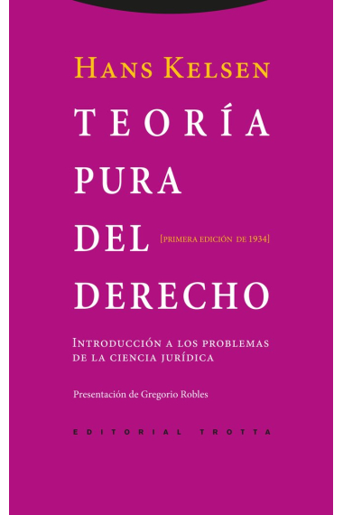 Teoría pura del derecho