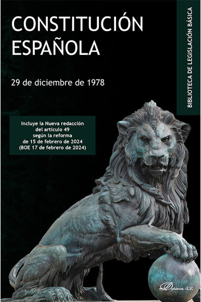 CONSTITUCION ESPAÑOLA 29 DE DICIEMBRE DE 1978