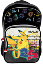 MOCHILA ESCOLAR POKEMON PIKACHU 025 OSCURA