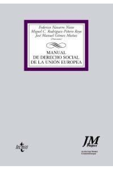 Manual de derecho social de la unión europea