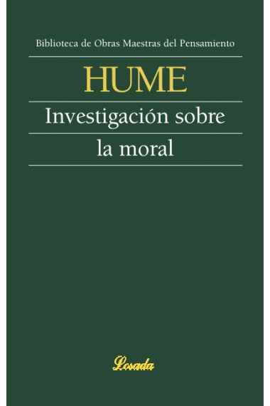 INVESTIGACION SOBRE LA MORAL